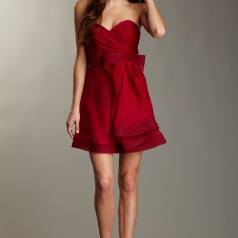 NWT Silk Sweetheart Bow Dress - ABS Allen Schwartz